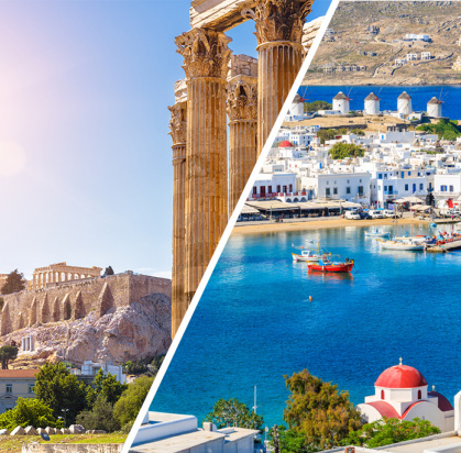 Combiné Athènes / Mykonos, Séjour Grèce & ses îles par Ôvoyages Combiné Athènes / Mykonos, Séjour Grèce & ses îles par Ôvoyages