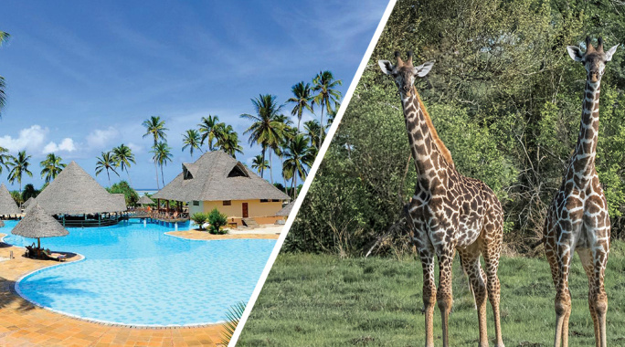 Combiné Neptune Pwani Beach Resort & Spa 5* & Safari 2 nuits dans la réserve de Selous en avion, Séjour Tanzanie, Zanzibar par Ôvoyages Combiné Neptune Pwani Beach Resort & Spa 5* & Safari 2 nuits dans la réserve de Selous en avion, Séjour Tanzanie, Zanzibar par Ôvoyages